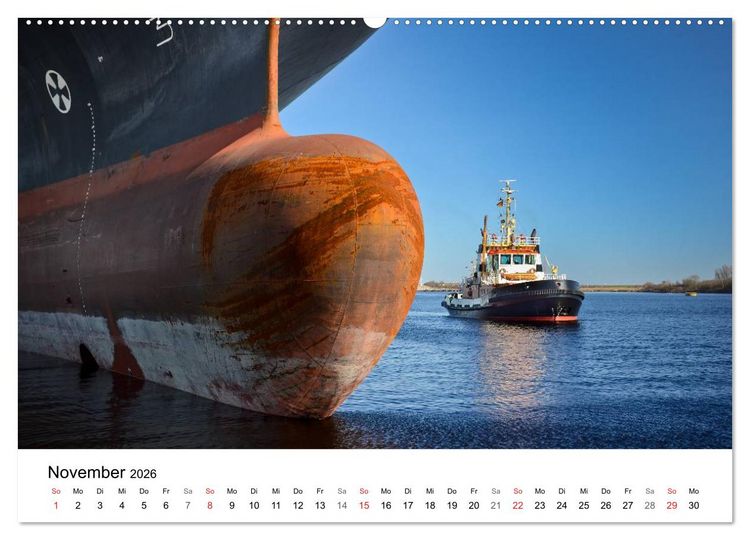 Produktbild: Maritime Impressionen Wilhelmshaven (Wandkalender 2026 DIN A2 quer), CALVENDO Monatskalender