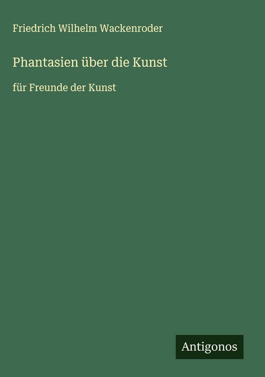 Produktbild: Phantasien &uuml;ber die Kunst