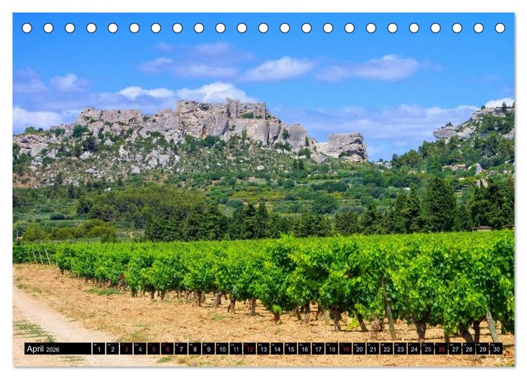 Produktbild: Verzaubernde Provence (Tischkalender 2026 DIN A5 quer), CALVENDO Monatskalender
