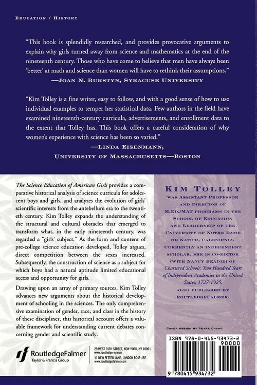 Produktbild: The Science Education of American Girls