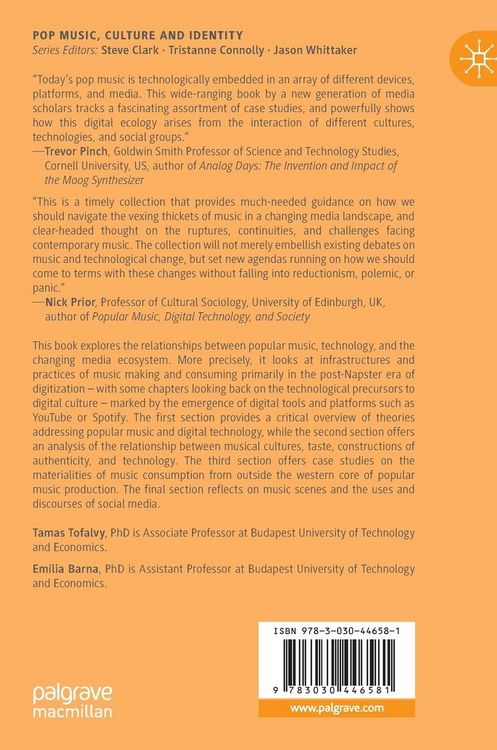 Produktbild: Popular Music, Technology, and the Changing Media Ecosystem