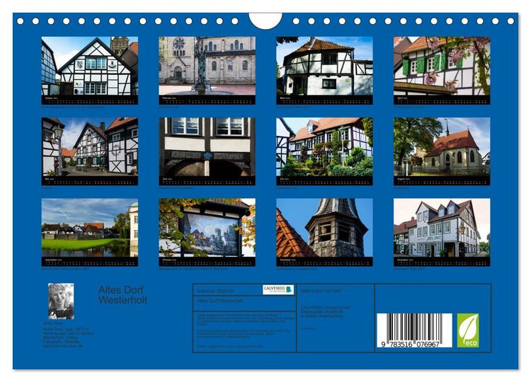 Produktbild: Altes Dorf Westerholt (Wandkalender 2026 DIN A4 quer), CALVENDO Monatskalender