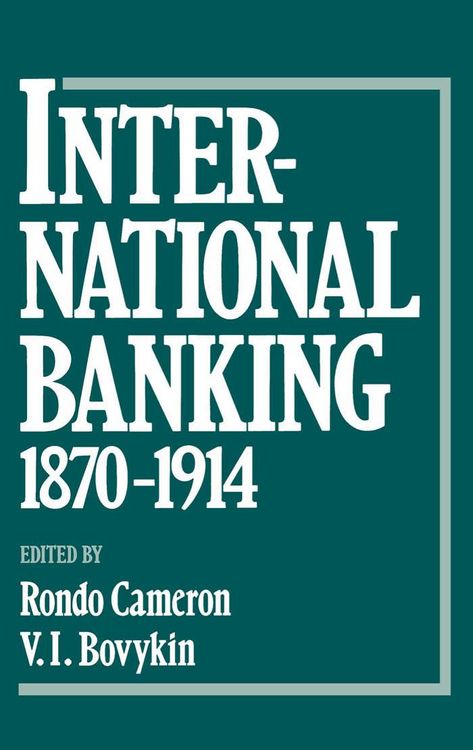 Produktbild: International Banking 1870-1914