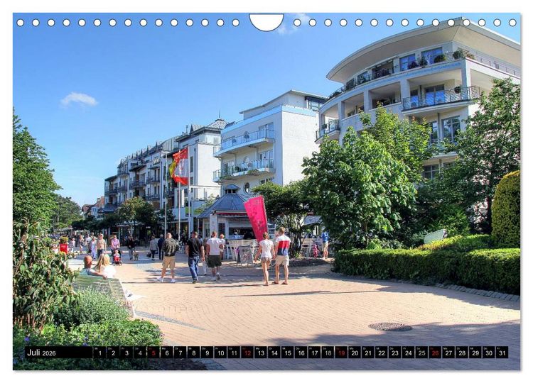 Produktbild: Timmendorfer Strand (Wandkalender 2026 DIN A4 quer), CALVENDO Monatskalender