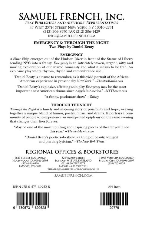 Produktbild: Emergency & Through the Night