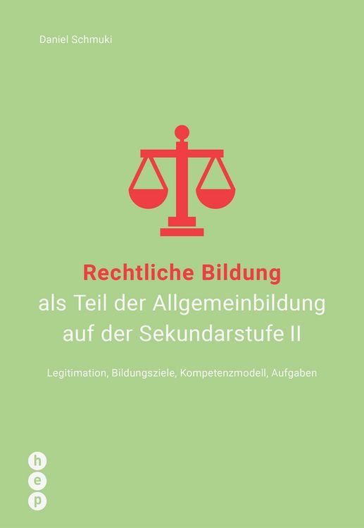 Produktbild: Rechtliche Bildung als Teil der Allgemeinbildung auf der Sekundarstufe II