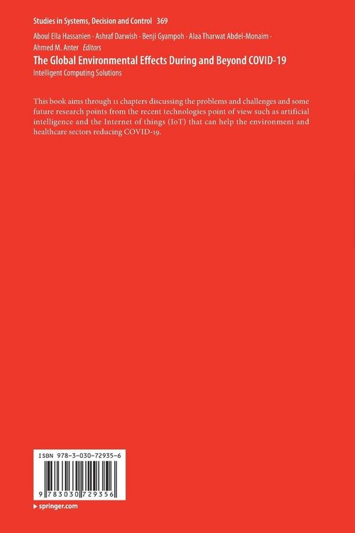 Produktbild: The Global Environmental Effects During and Beyond COVID-19