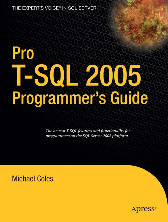 Produktbild: Pro T-SQL 2005 Programmer's Guide
