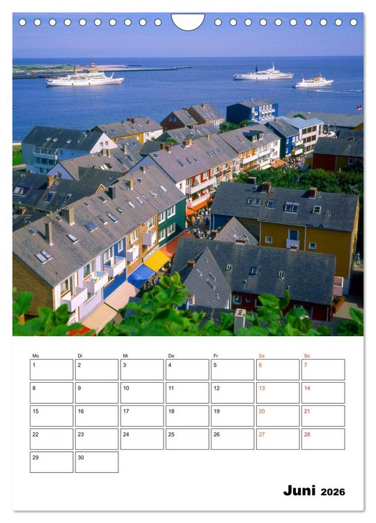 Produktbild: Helgoland, Perle der Nordsee (Wandkalender 2026 DIN A4 hoch), CALVENDO Monatskalender
