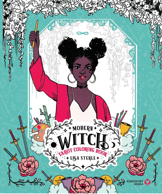 Produktbild: Modern Witch Tarot Coloring Book / Cosmic Slumber Tarot Coloring Books-Bundle