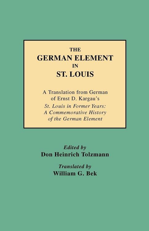 Produktbild: German Element in St. Louis
