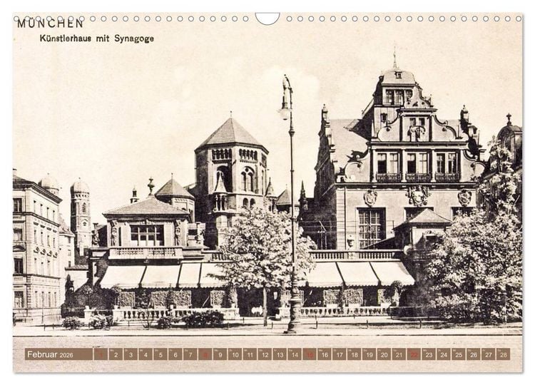 Produktbild: Spaziergang durch M&uuml;nchen &ndash; Die Stadt auf historischen Karten (Wandkalender 2026 DIN A3 quer), CALVENDO Monatskalender