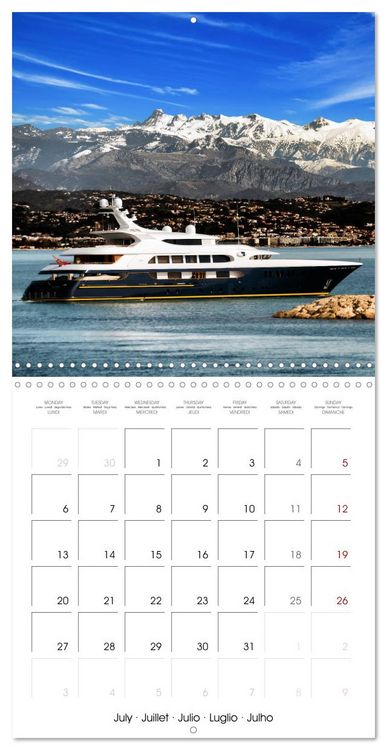 Produktbild: SUPERYACHTS (Wall Calendar 2026 12 &times; 12 Inch) CALVENDO 12 Month Wall Calendar