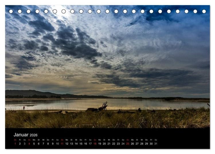 Produktbild: Die Oregon-K&uuml;ste (Tischkalender 2026 DIN A5 quer), CALVENDO Monatskalender
