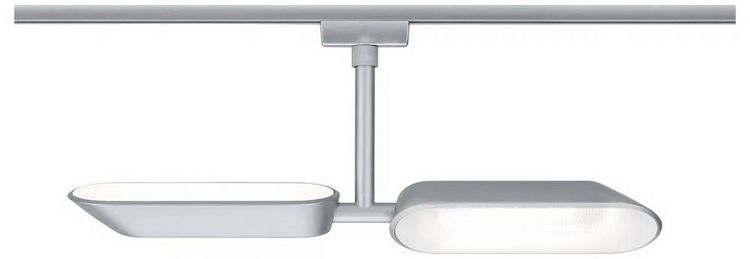 Produktbild: Paulmann Dipper Hochvolt-Schienensystem-Leuchte URail LED fest eingebaut 16 W LED Chrom (matt), Wei&szlig;