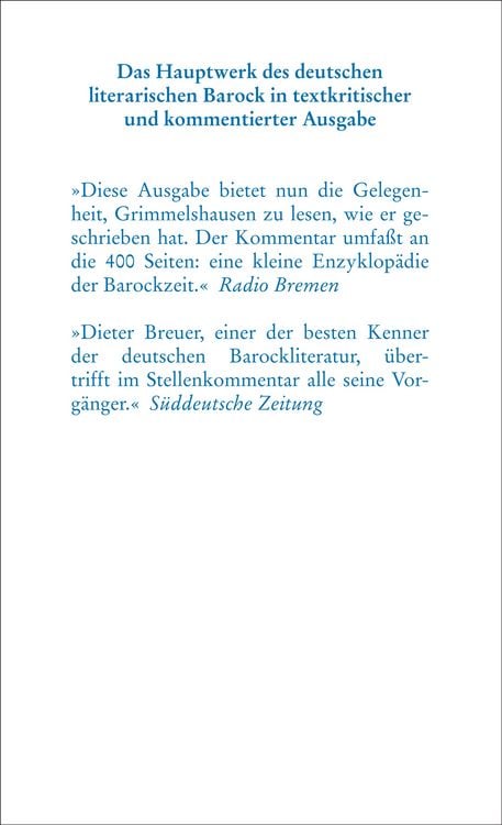 Produktbild: Simplicissimus Teutsch