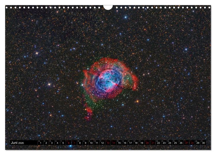 Produktbild: Galaktische Nebel (Wandkalender 2026 DIN A3 quer), CALVENDO Monatskalender
