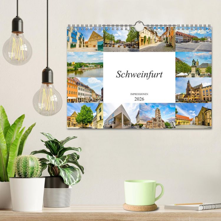 Produktbild: Schweinfurt Impressionen (Wandkalender 2026 DIN A4 quer), CALVENDO Monatskalender