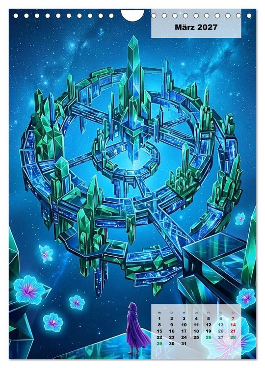 Produktbild: Das Auge von Somnium (Wandkalender 2027 DIN A4 hoch), CALVENDO Monatskalender