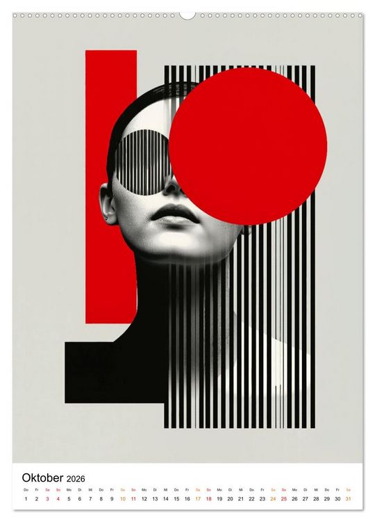 Produktbild: Bauhaus Re:Vision (Wandkalender 2026 DIN A2 hoch), CALVENDO Monatskalender