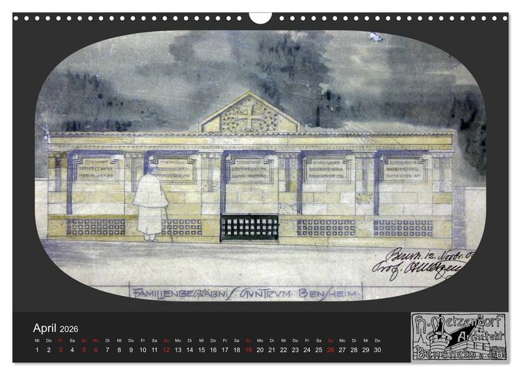 Produktbild: Lebensr&auml;ume um 1900 (Wandkalender 2026 DIN A3 quer), CALVENDO Monatskalender