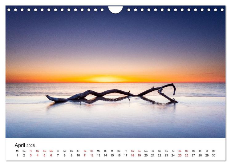 Produktbild: Naturwelten in Deutschland - Von Norden bis S&uuml;den (Wandkalender 2026 DIN A4 quer), CALVENDO Monatskalender
