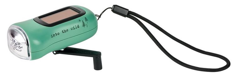 Produktbild: Fernweh Dynamo-Solar-Taschenlampe