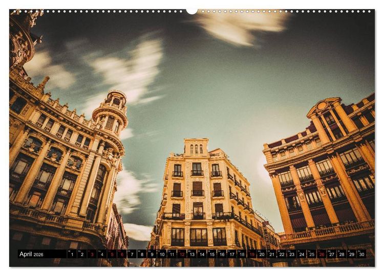 Produktbild: Hauptstadt Madrid (Wandkalender 2026 DIN A2 quer), CALVENDO Monatskalender