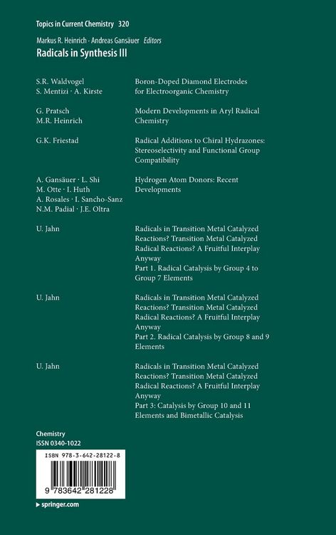 Produktbild: Radicals in Synthesis III