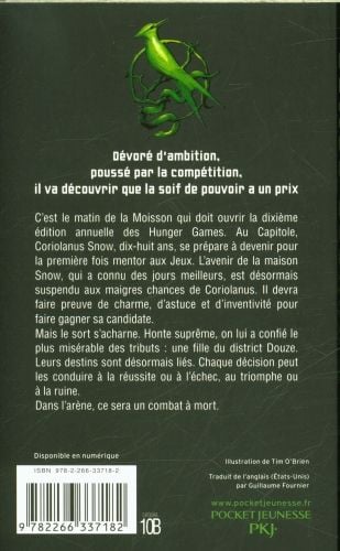 Produktbild: Hunger Games : La Ballade du Serpent et de l'Oiseau Chanteur