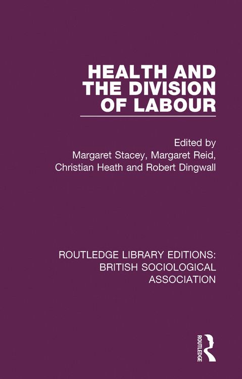 Produktbild: Health and the Division of Labour
