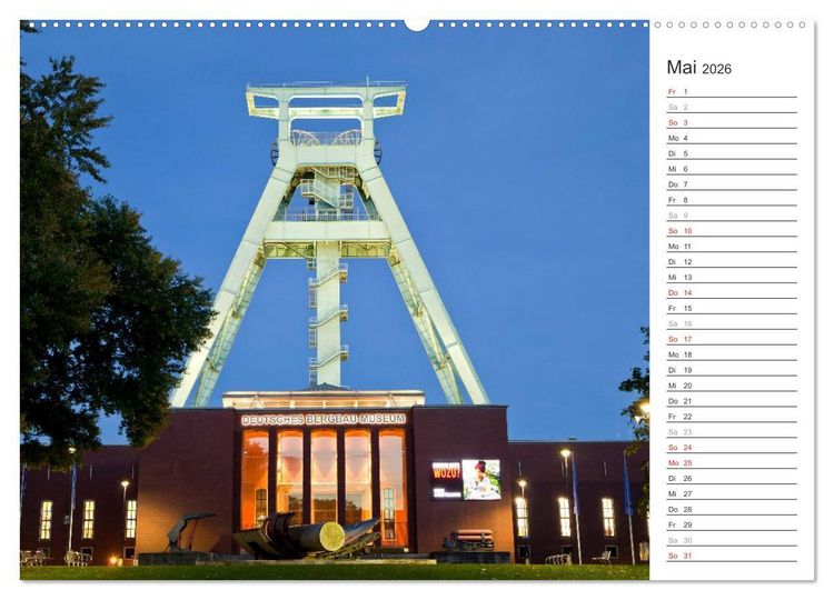 Produktbild: Auf der Route der Industriekultur (hochwertiger Premium Wandkalender 2026 DIN A2 quer), Kunstdruck in Hochglanz