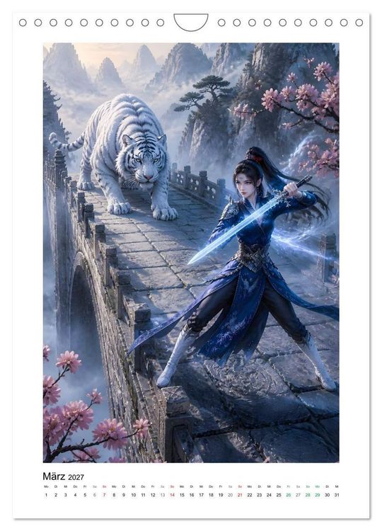 Produktbild: Zwischen Kranich und Drache (Wandkalender 2027 DIN A4 hoch), CALVENDO Monatskalender