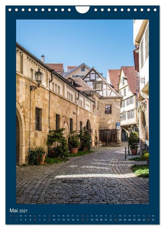 Produktbild: Esslingen am Neckar - Sehenswertes (Wandkalender 2027 DIN A4 hoch), CALVENDO Monatskalender