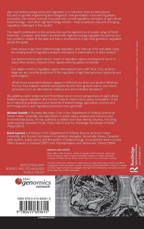 Produktbild: Regulating Next Generation Agri-Food Biotechnologies