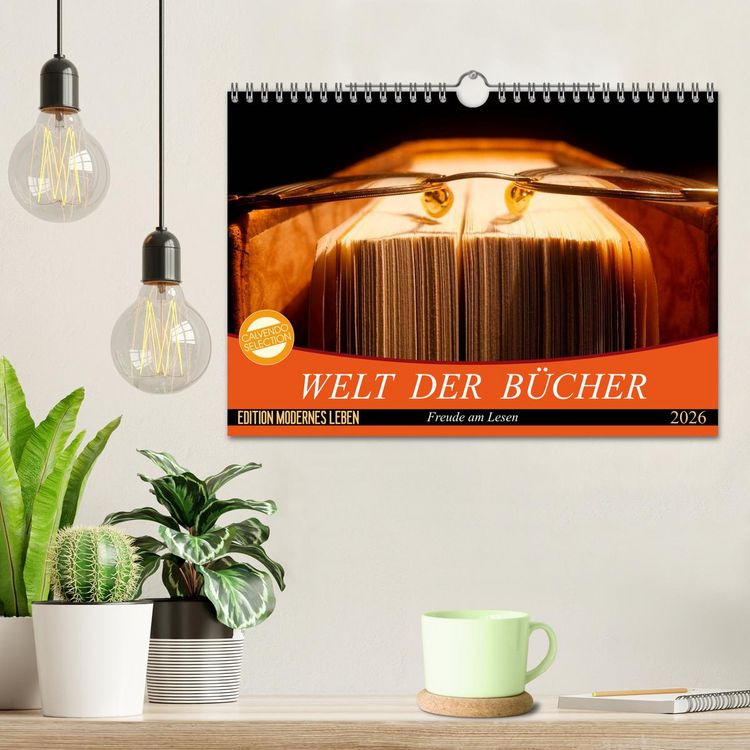 Produktbild: Welt der B&uuml;cher (Wandkalender 2026 DIN A4 quer), CALVENDO Monatskalender