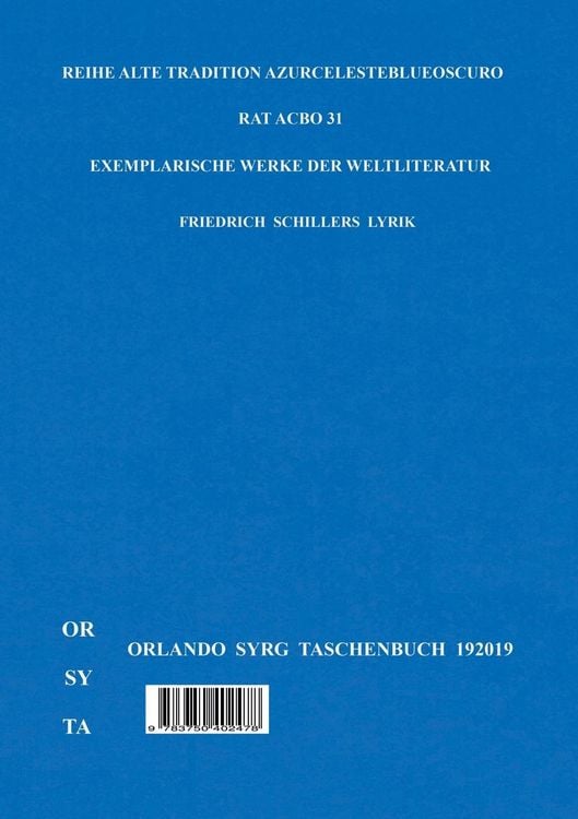 Produktbild: Friedrich Schillers Gedichte. Ausgew&auml;hlte Werke II