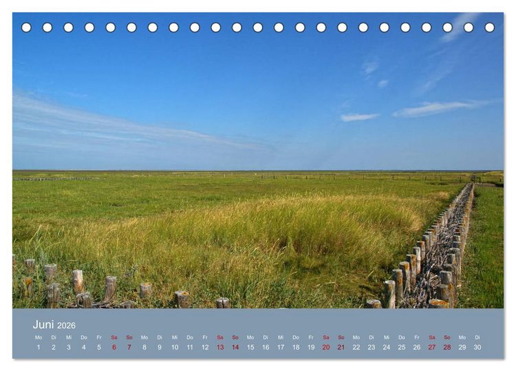 Produktbild: Westerhever (Tischkalender 2026 DIN A5 quer), CALVENDO Monatskalender