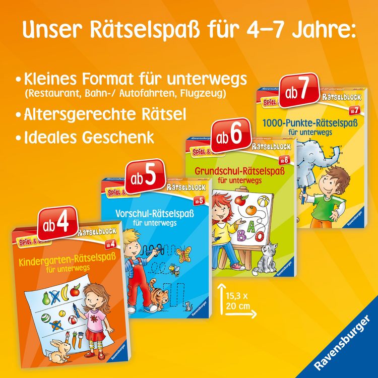 Produktbild: Spiel & Spa&szlig; - Grundschul-R&auml;tselspa&szlig; f&uuml;r unterwegs