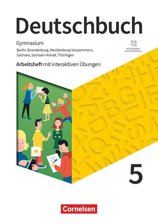 Produktbild: Deutschbuch Gymnasium - Östliche Bundesländer - 2019 - 5. Klasse - Arbeitsheft mit interaktiven Übungen online und Lösungen