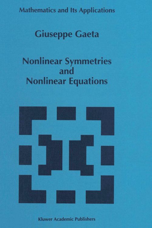 Produktbild: Nonlinear Symmetries and Nonlinear Equations