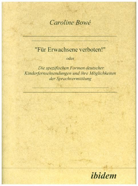 Produktbild: F&uuml;r Erwachsene verboten!