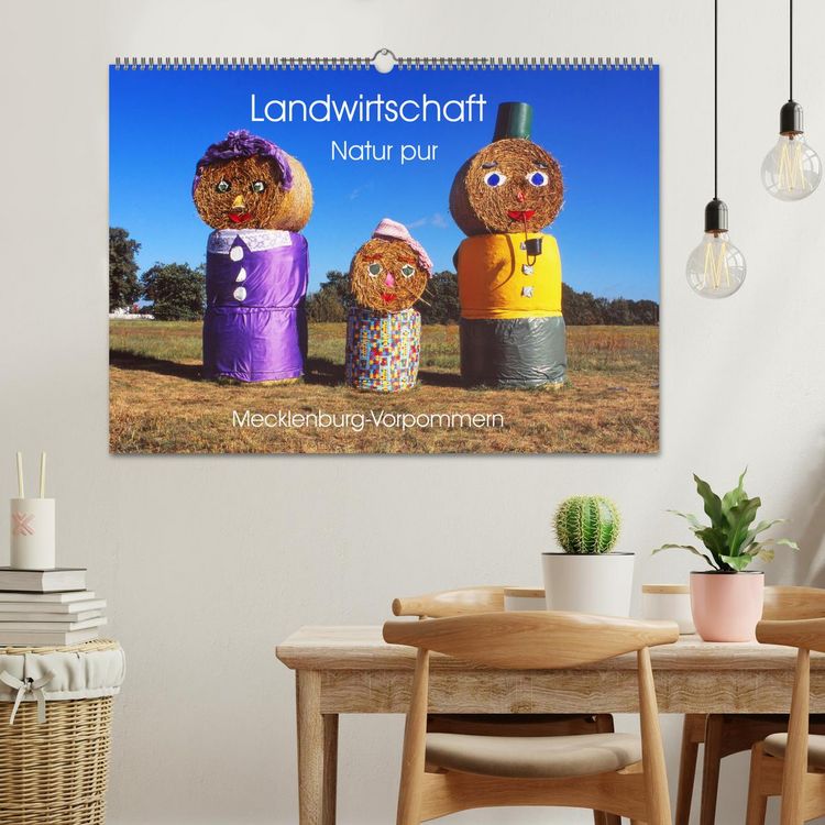 Produktbild: Landwirtschaft Natur pur Mecklenburg-Vorpommern (Wandkalender 2026 DIN A2 quer), CALVENDO Monatskalender