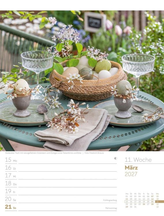 Produktbild: Gartengl&uuml;ck Wochenplaner Kalender 2027