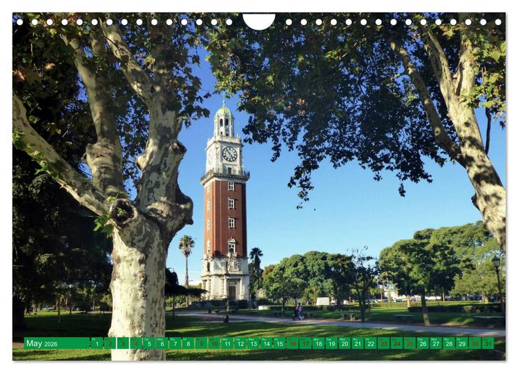 Produktbild: Buenos Aires - Capital on the Rio de la Plata (Wall Calendar 2026 DIN A4 landscape), CALVENDO 12 Month Wall Calendar