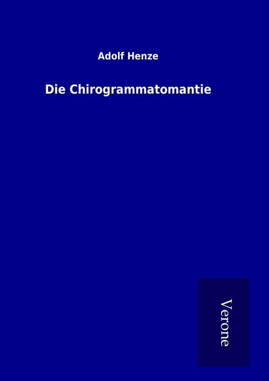 Produktbild: Die Chirogrammatomantie