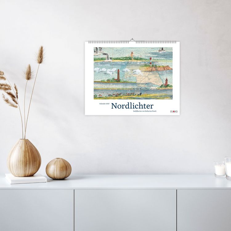 Produktbild: Nordlichter - See(h)karten Kalender 2027