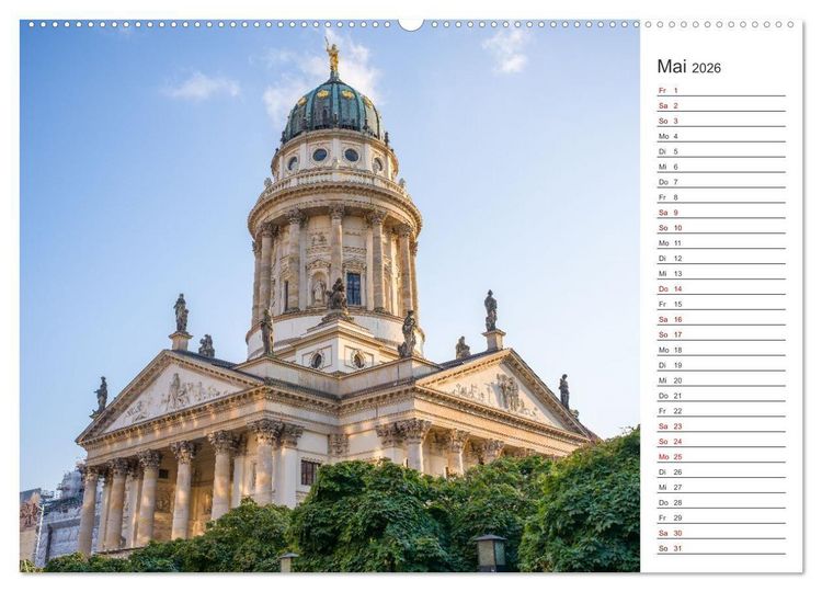 Produktbild: Berlin-Zentrum - Der Planer (Wandkalender 2026 DIN A2 quer), CALVENDO Monatskalender