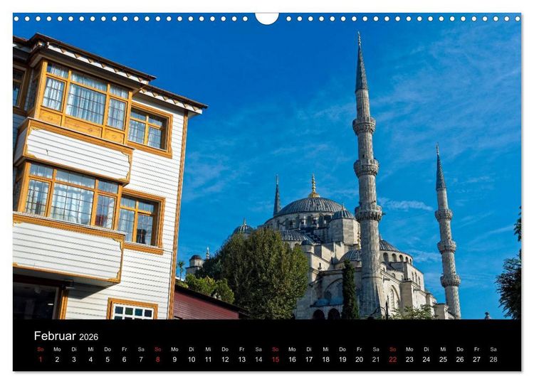 Produktbild: Istanbul Einmalig (Wandkalender 2026 DIN A3 quer), CALVENDO Monatskalender