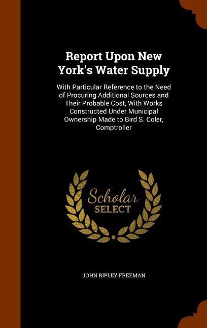 Produktbild: Report Upon New York's Water Supply